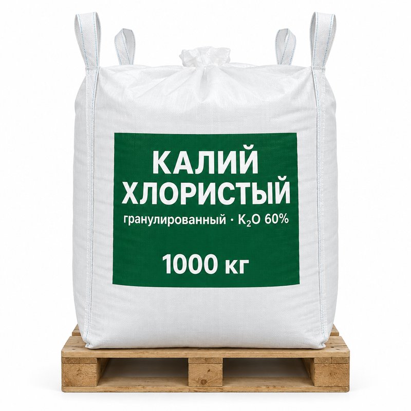 Калий хлористый гранулированный — биг-бэг 1000 кг