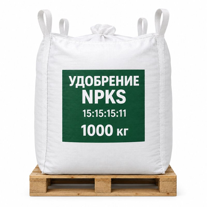 Удобрение NPKS 15:15:15:11 — биг-бэг 1000 кг
