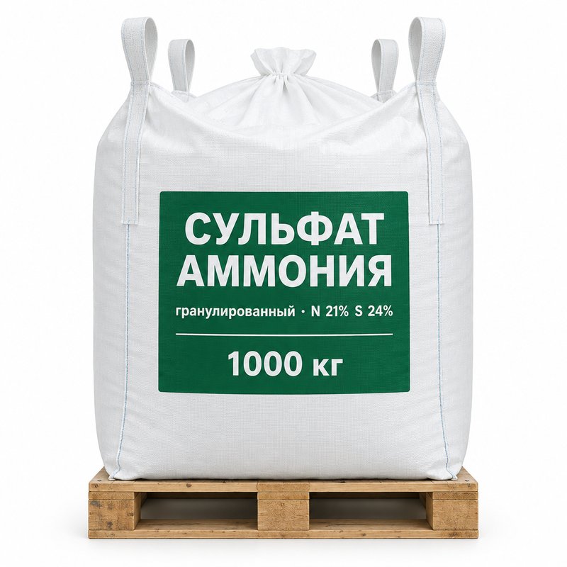 Сульфат аммония гранулированный — биг-бэг 1000 кг
