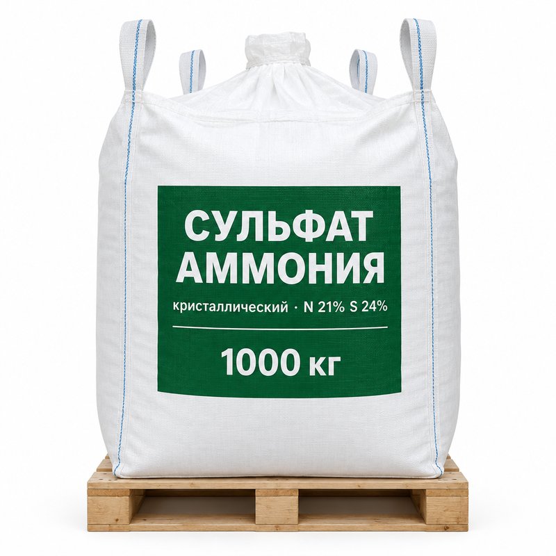 Сульфат аммония кристаллический — биг-бэг 1000 кг